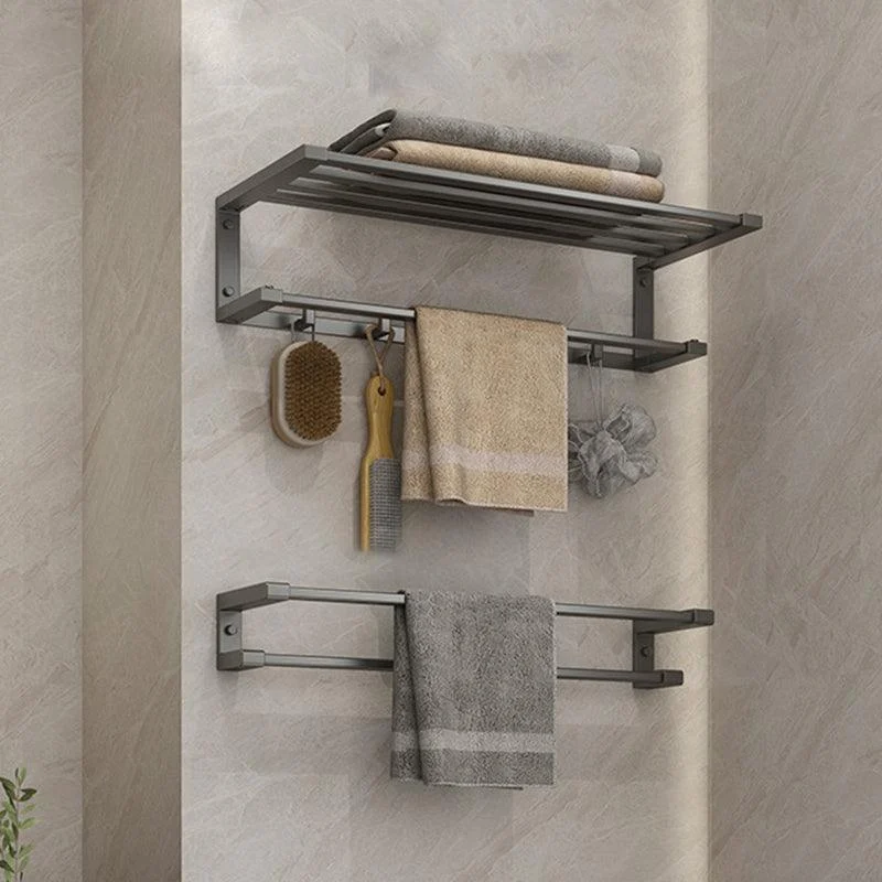 Modern Bathroom Accessory Set Grey Bathroom Accessories Hardware Set -Bathlova