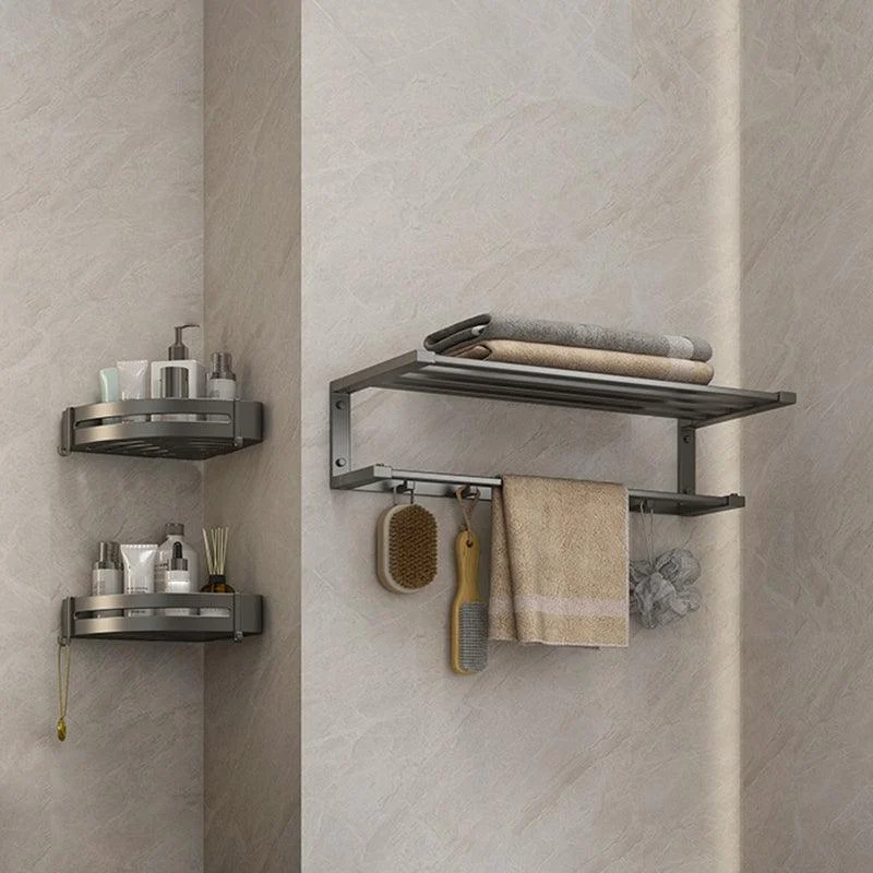 Modern Bathroom Accessory Set Grey Bathroom Accessories Hardware Set -Bathlova