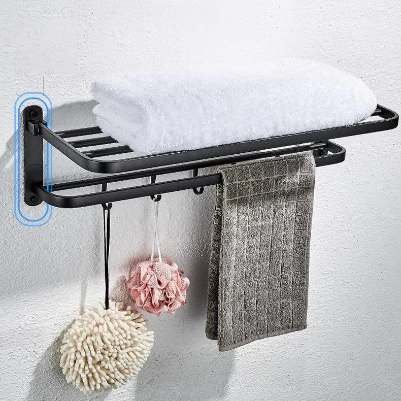 Modern Bathroom Accessory Set Metal Bathroom Hardware in Matte Black -Bathlova