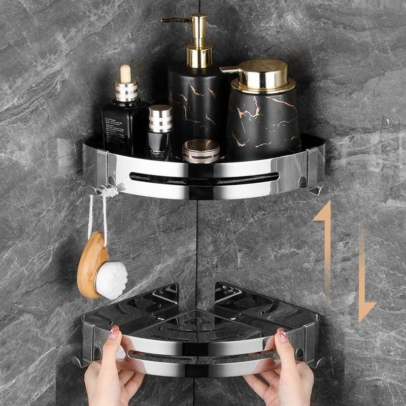 Modern Bathroom Accessory Set Silver Bathroom Accessories Hardware Set -Bathlova