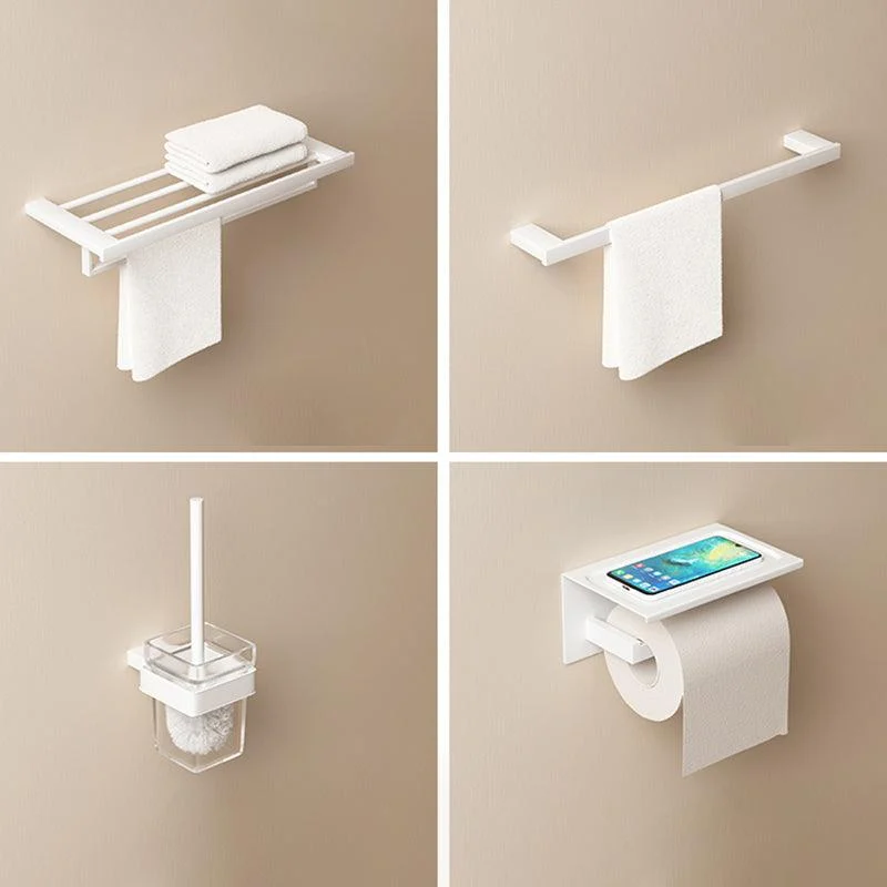 Modern Bathroom Accessory Set White Bathroom Accessories Hardware Set -Bathlova