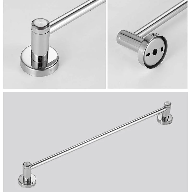 Modern Bathroom Hardware Bath Shelf Towel Bar Stainless Steel Bathroom Accessory Kit -Bathlova