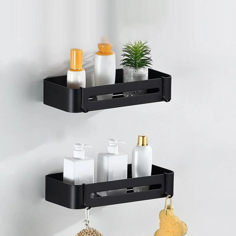 Modern Bathroom Hardware Black Paper Holder Bath Shelf Bathroom Accessory Kit -Bathlova