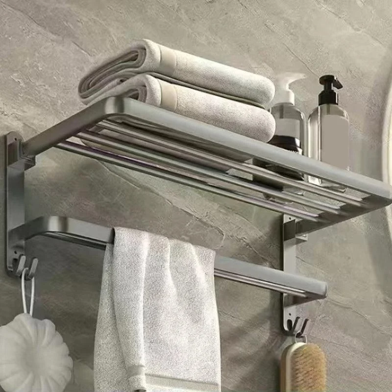 Modern Bathroom Hardware Paper Holder Bath Shelf Bathroom Accessory Kit -Bathlova