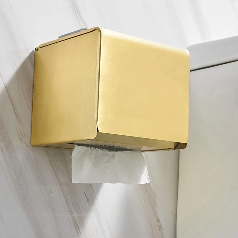 Modern Bathroom Hardware Paper Holder Bath Shelf Gold Bathroom Accessory Kit -Bathlova