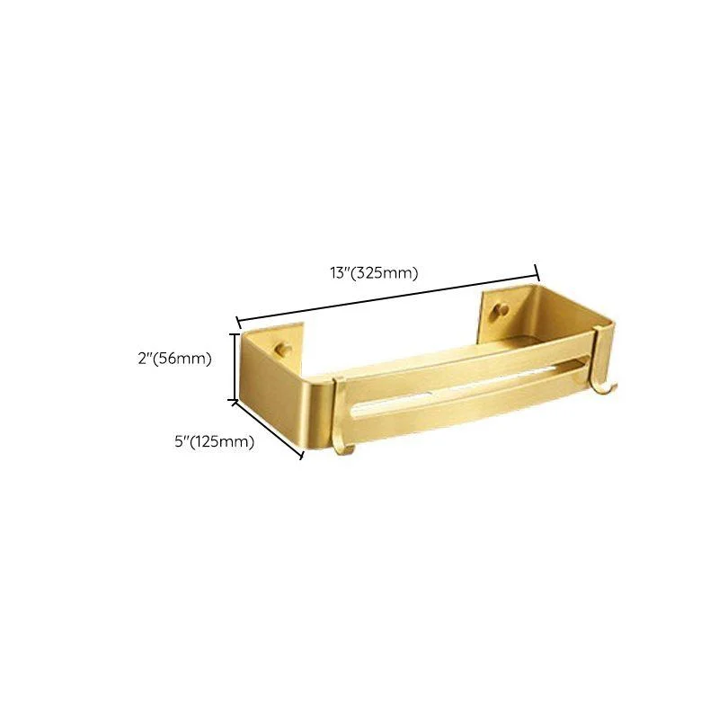 Modern Bathroom Hardware Paper Holder Bath Shelf Gold Bathroom Accessory Kit -Bathlova