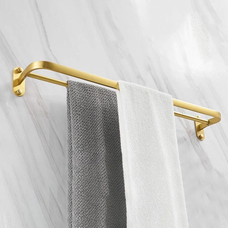 Modern Bathroom Hardware Paper Holder Bath Shelf Gold Bathroom Accessory Kit -Bathlova