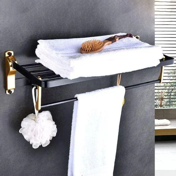 Modern Bathroom Hardware Set Bath Shelf Paper Holder Bathroom Accessory Kit -Bathlova