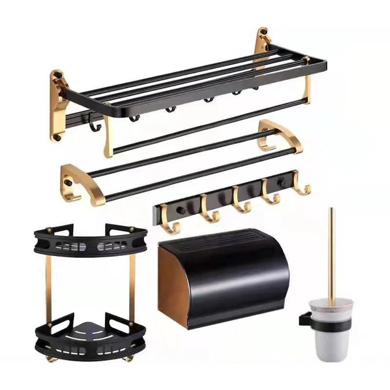 Modern Bathroom Hardware Set Bath Shelf Paper Holder Bathroom Accessory Kit -Bathlova