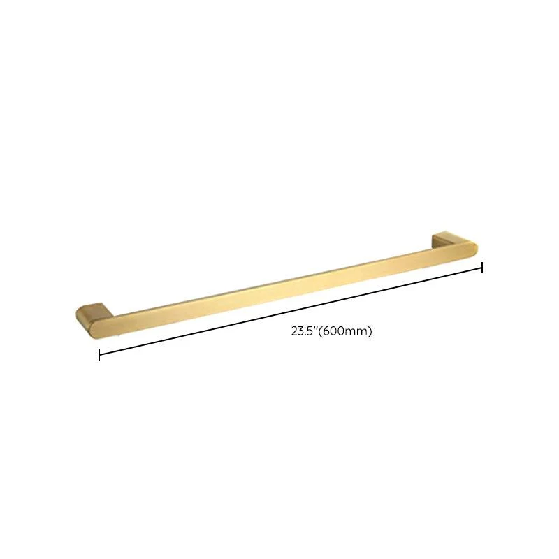 Modern Bathroom Hardware Set Gold Towel Bar Bath Hardware Set -Bathlova