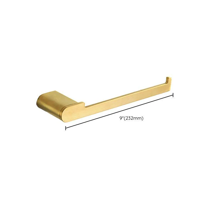 Modern Bathroom Hardware Set Gold Towel Bar Bath Hardware Set -Bathlova