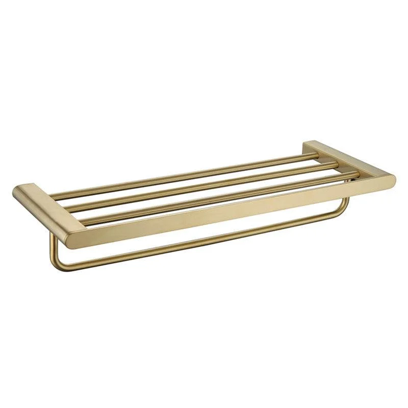 Modern Bathroom Hardware Set Gold Towel Bar Bath Hardware Set -Bathlova