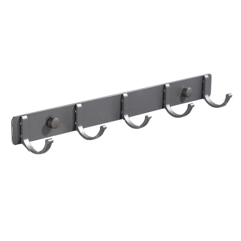 Modern Bathroom Hardware Set Towel Bar Grey Bath Shelf Bathroom Set -Bathlova