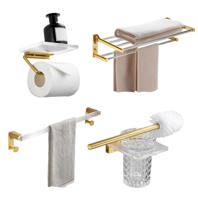 Modern Bathroom Hardware Towel Bar Bath Shelf Bathroom Accessory Kit -Bathlova