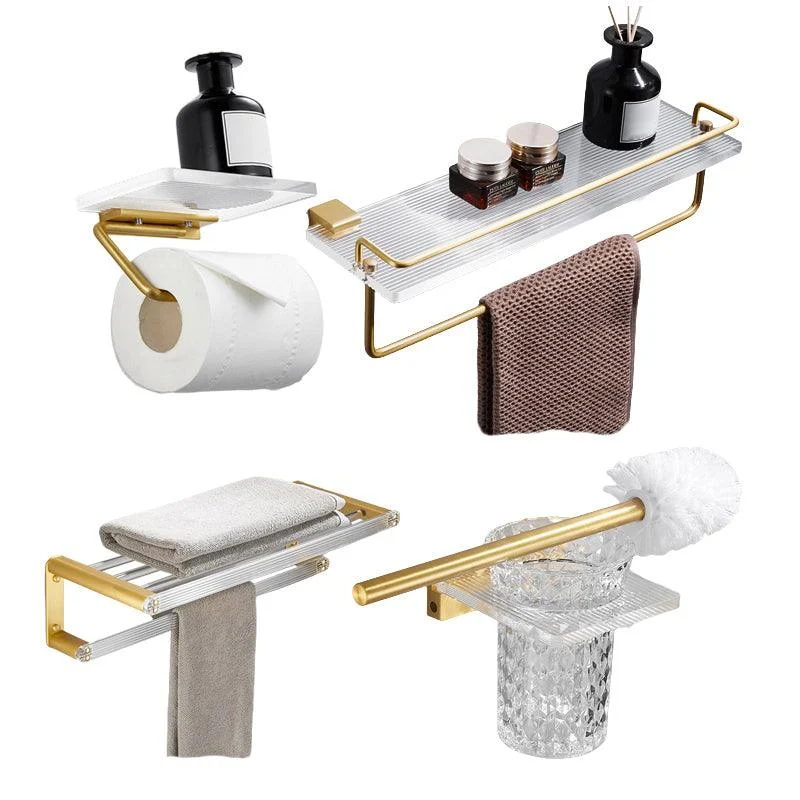 Modern Bathroom Hardware Towel Bar Bath Shelf Bathroom Accessory Kit -Bathlova