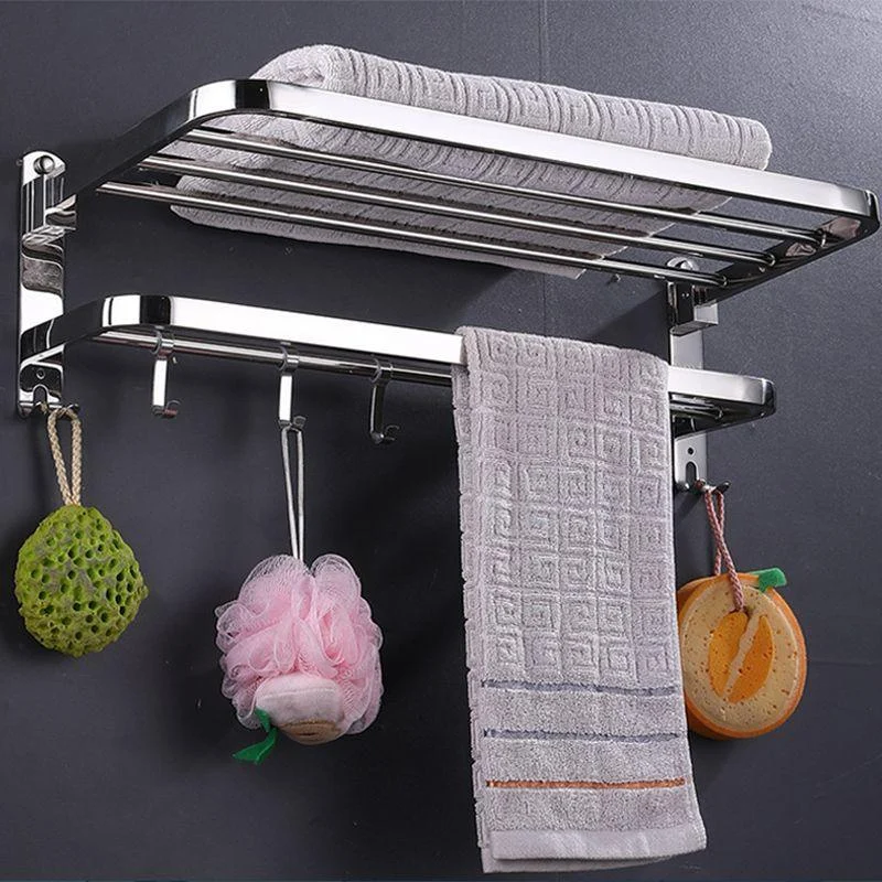 Modern Bathroom Set Stainless Steel Bath Shelf Bathroom Accessory Kit -Bathlova