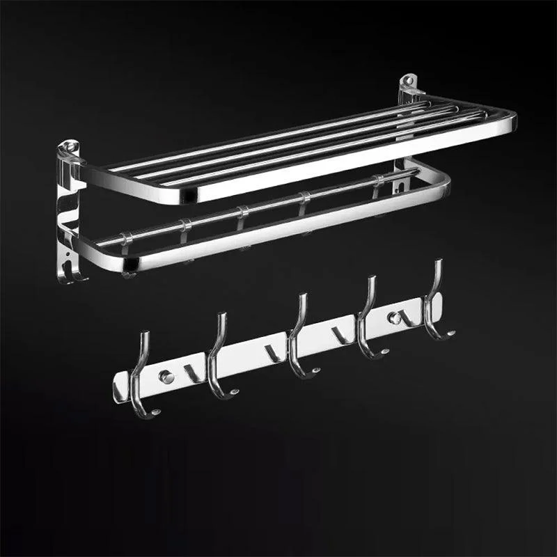 Modern Bathroom Set Stainless Steel Bath Shelf Bathroom Accessory Kit -Bathlova