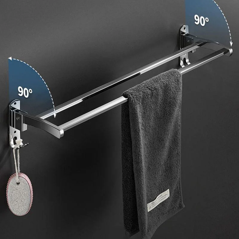 Modern Bathroom Set Stainless Steel Bath Shelf Paper Holder Bathroom Accessory Kit -Bathlova