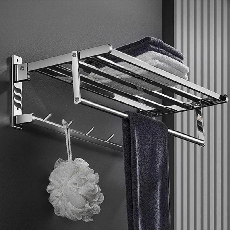 Modern Bathroom Set Stainless Steel Bath Shelf Paper Holder Bathroom Accessory Kit -Bathlova