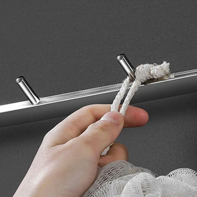 Modern Bathroom Set Stainless Steel Bath Shelf Paper Holder Bathroom Accessory Kit -Bathlova