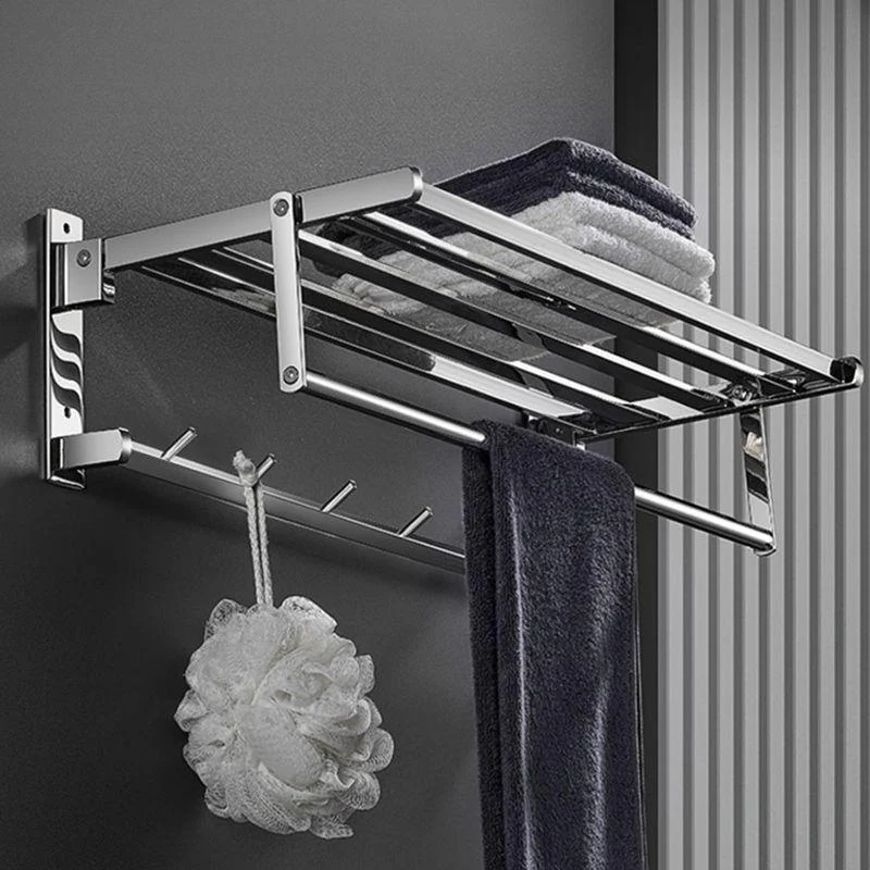 Modern Bathroom Set Stainless Steel Bath Shelf Paper Holder Bathroom Accessory Kit -Bathlova