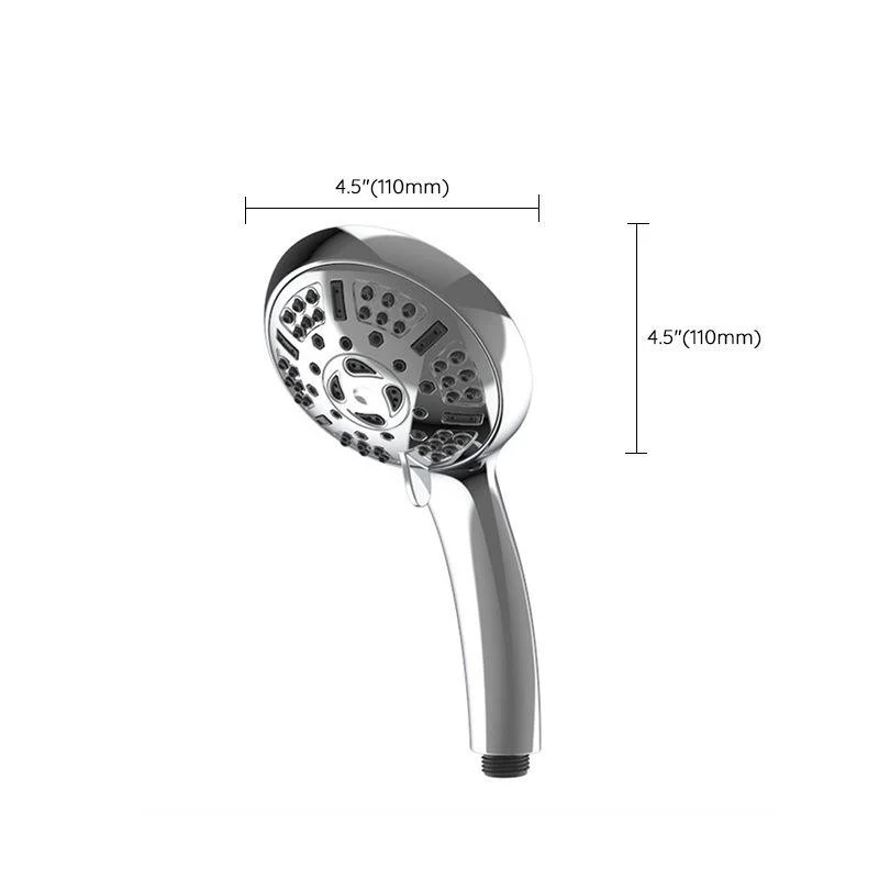 Modern Bathroom Shower Head 9-Jet Round Wall Mounted Shower Head -Bathlova