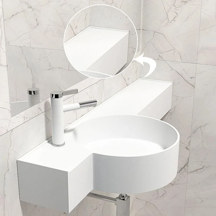 Modern Bathroom Sink Man Made Rock Specialty Vessel Bathroom Sink(Not Including Tap) -Bathlova