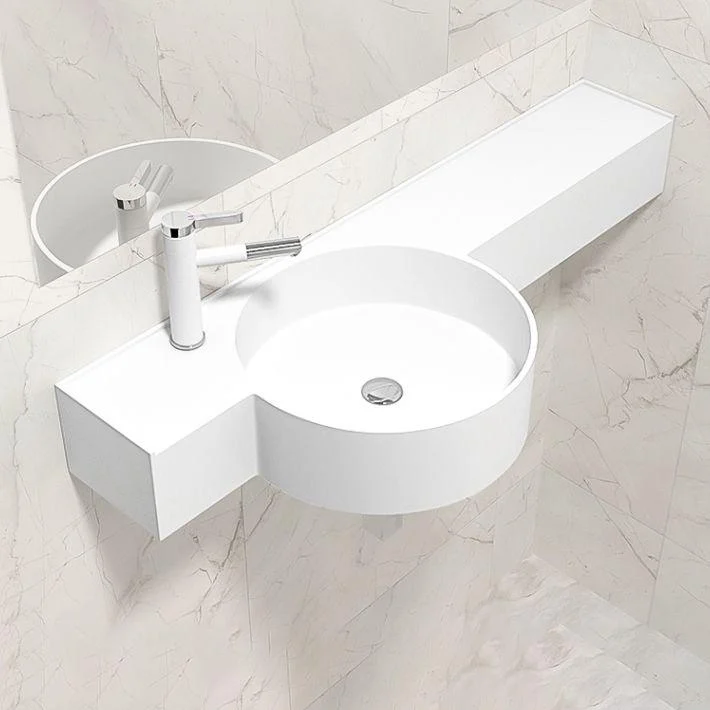 Modern Bathroom Sink Man Made Rock Specialty Vessel Bathroom Sink(Not Including Tap) -Bathlova