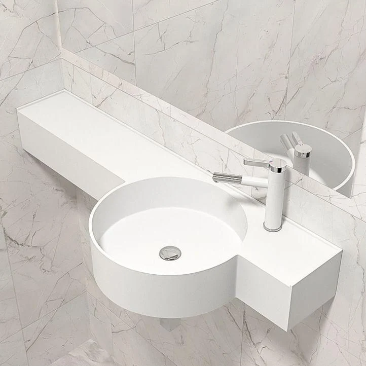 Modern Bathroom Sink Man Made Rock Specialty Vessel Bathroom Sink(Not Including Tap) -Bathlova