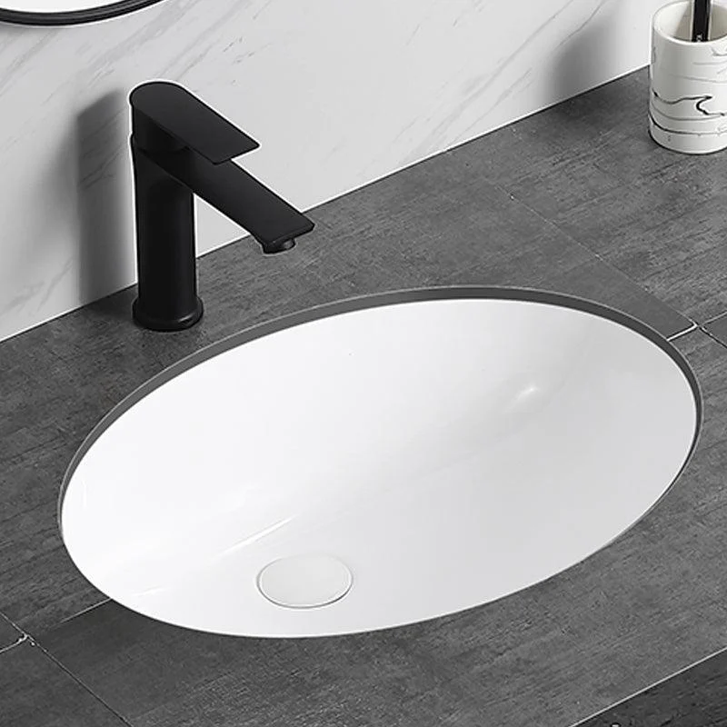 Modern Bathroom Sink Pop-Up Drain Overflow Hole Vessel Sink with Tap -Bathlova