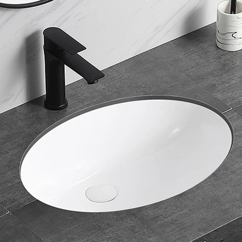 Modern Bathroom Sink Pop-Up Drain Overflow Hole Vessel Sink with Tap -Bathlova