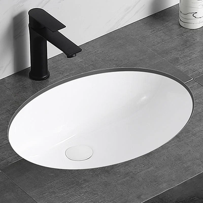 Modern Bathroom Sink Pop-Up Drain Overflow Hole Vessel Sink with Tap -Bathlova