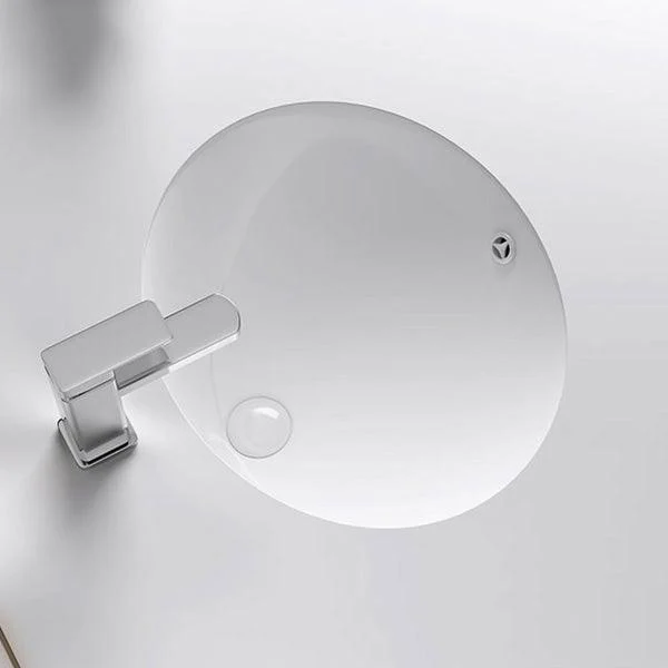 Modern Bathroom Sink Pop-Up Drain Porcelain Solid Color Oval-Shape Vessel Lavatory Sink -Bathlova