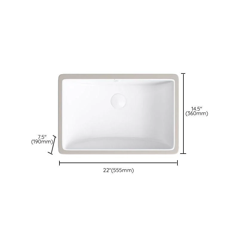 Modern Bathroom Sink Pop-Up Drain Porcelain Solid Color Oval-Shape Vessel Lavatory Sink -Bathlova