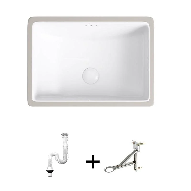 Modern Bathroom Sink Pop-Up Drain Porcelain Solid Color Oval-Shape Vessel Lavatory Sink -Bathlova