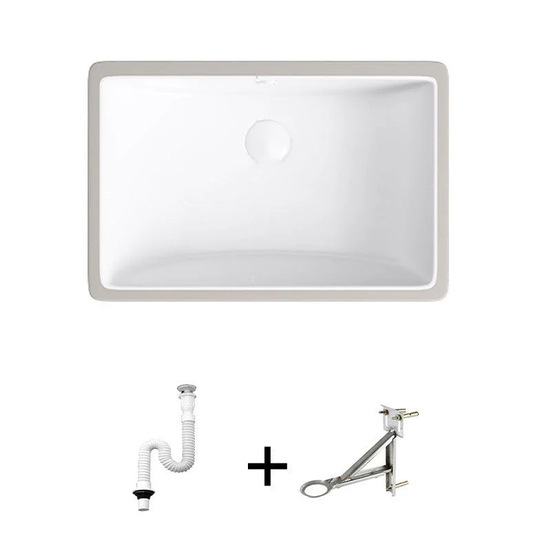 Modern Bathroom Sink Pop-Up Drain Porcelain Solid Color Oval-Shape Vessel Lavatory Sink -Bathlova