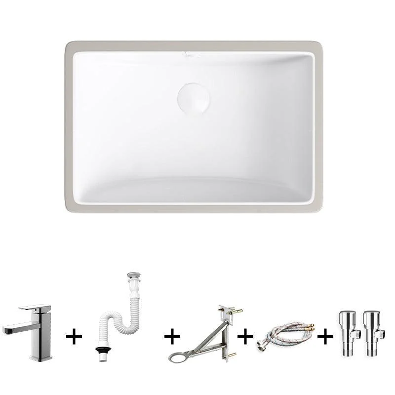 Modern Bathroom Sink Pop-Up Drain Porcelain Solid Color Oval-Shape Vessel Lavatory Sink -Bathlova