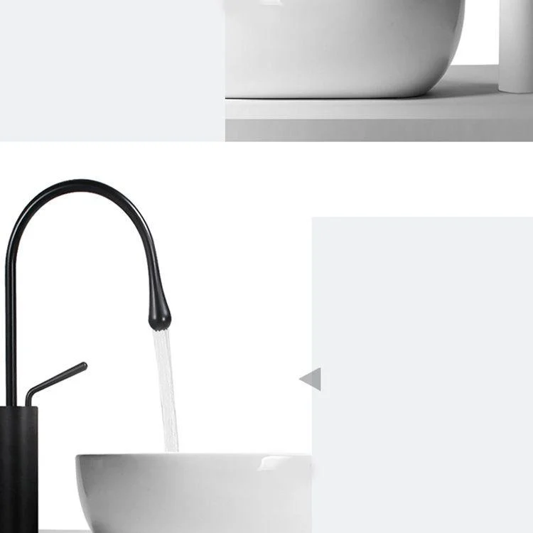 Modern Bathroom Sink Porcelain Oval-Shape Vessel Bathroom Sink with Pop-Up Drain -Bathlova