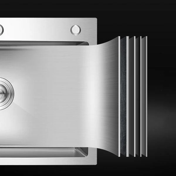 Modern Kitchen Bar Sink Stainless Steel with Basket Strainer Workstation -Bathlova