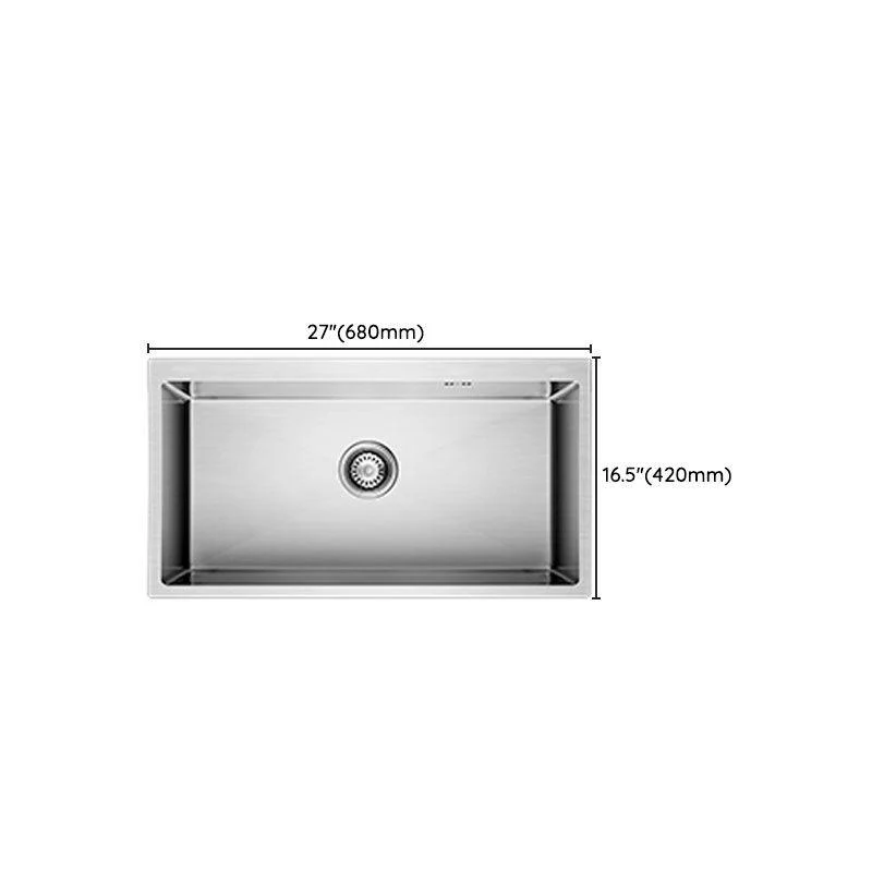 Modern Kitchen Bar Sink Stainless Steel with Soundproofing Workstation Ledge -Bathlova