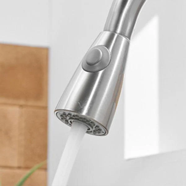 Modern Kitchen Sink Pull out Tap Rod Handle Stainless Steel Sink -Bathlova