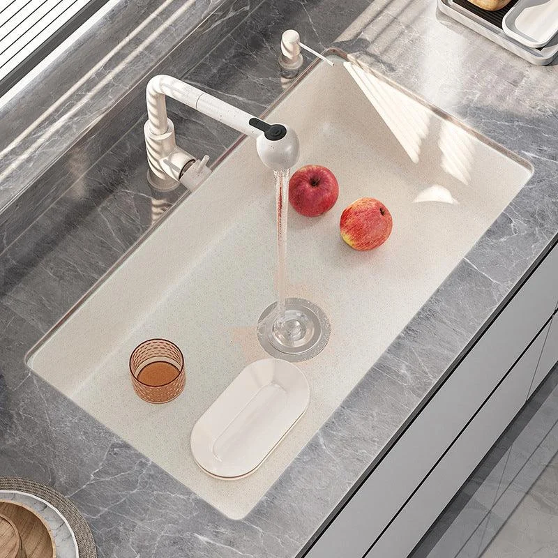 Modern Kitchen Sink Quartz Drop-In with Accessories and Tap Kitchen Bar Sink -Bathlova