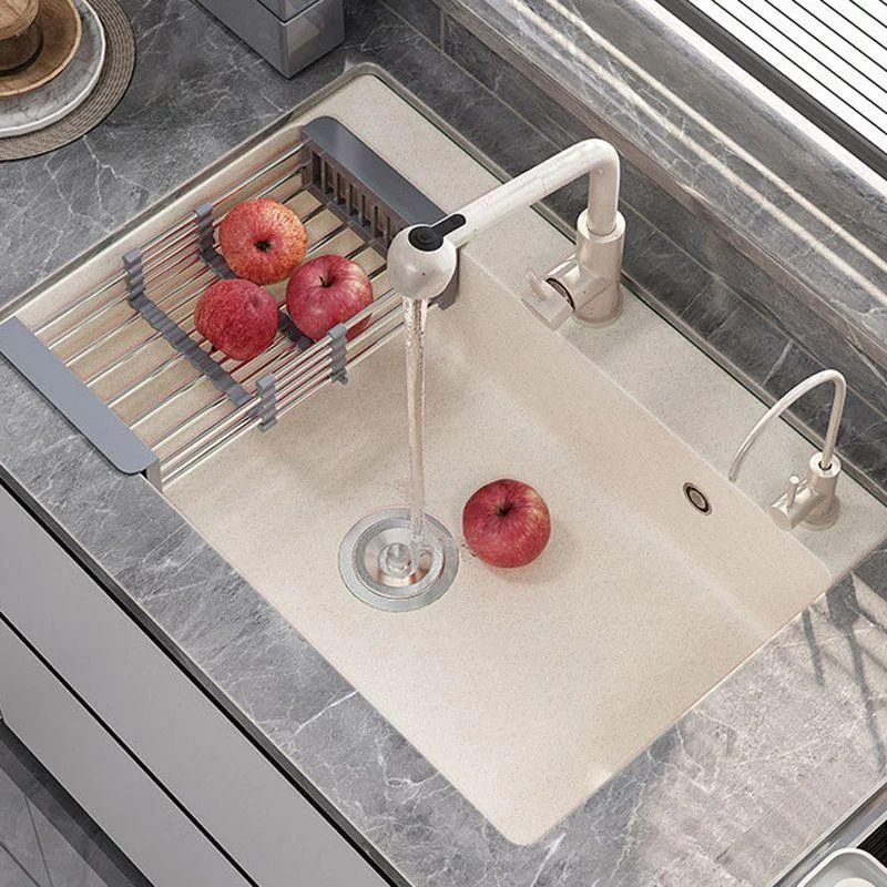 Modern Kitchen Sink Quartz Drop-In with Accessories and Tap Kitchen Bar Sink -Bathlova