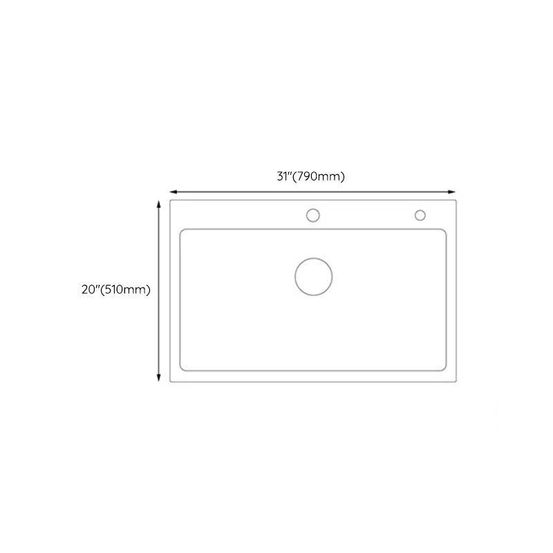 Modern Kitchen Sink Quartz Drop-In with Accessories and Tap Kitchen Bar Sink -Bathlova