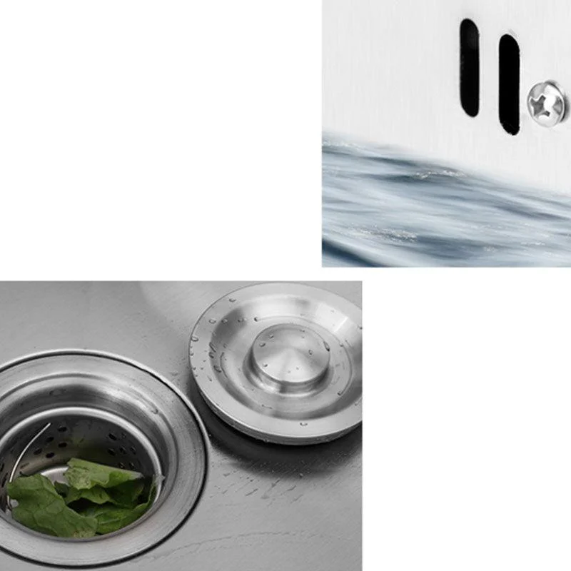 Modern Kitchen Sink Rectangular Water Purification Kitchen Sink -Bathlova