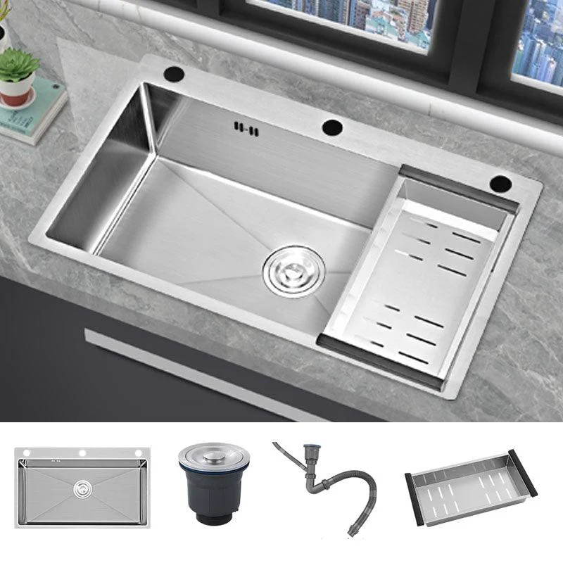 Modern Kitchen Sink Rectangular Water Purification Kitchen Sink -Bathlova