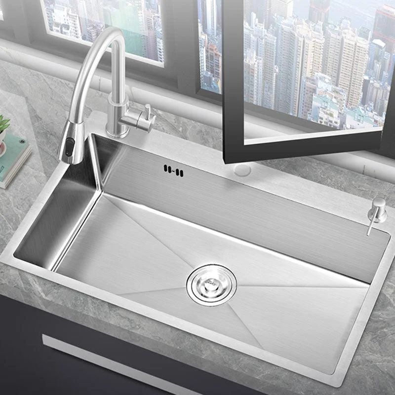 Modern Kitchen Sink Rectangular Water Purification Kitchen Sink -Bathlova