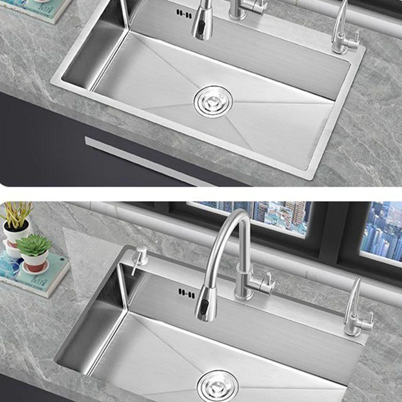 Modern Kitchen Sink Rectangular Water Purification Kitchen Sink -Bathlova