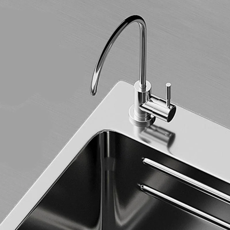 Modern Kitchen Sink Stainless Rectangular Pull-out Tap Kitchen Sink -Bathlova