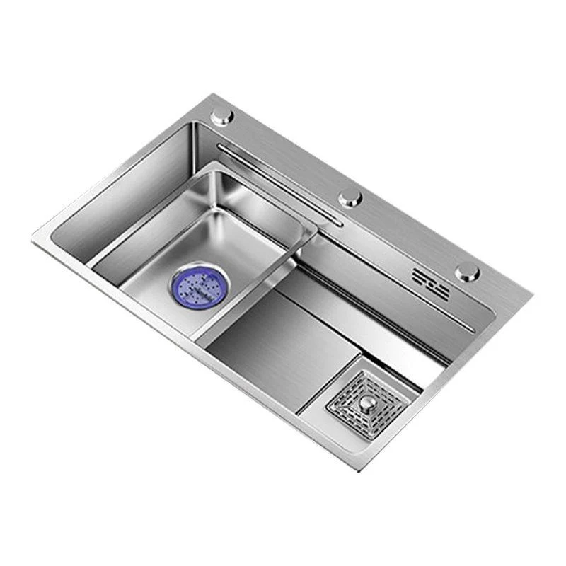 Modern Kitchen Sink Stainless Rectangular Pull-out Tap Kitchen Sink -Bathlova